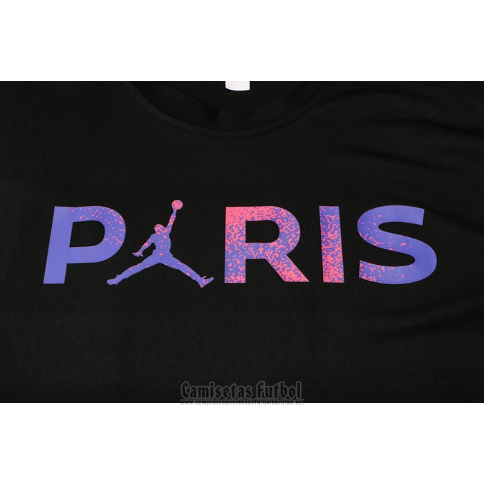 Chandal del Paris Saint-Germain Jordan Manga Corta 2021-2022 Negro